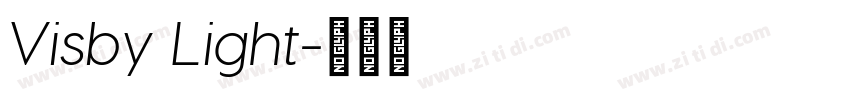 Visby Light字体转换